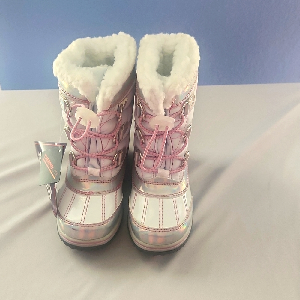 Totes Ernie White Snow Boots